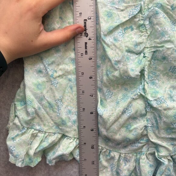 Abound Light Blue Blue Floral Spaghetti Strap Tank Top - Picture 4 of 5